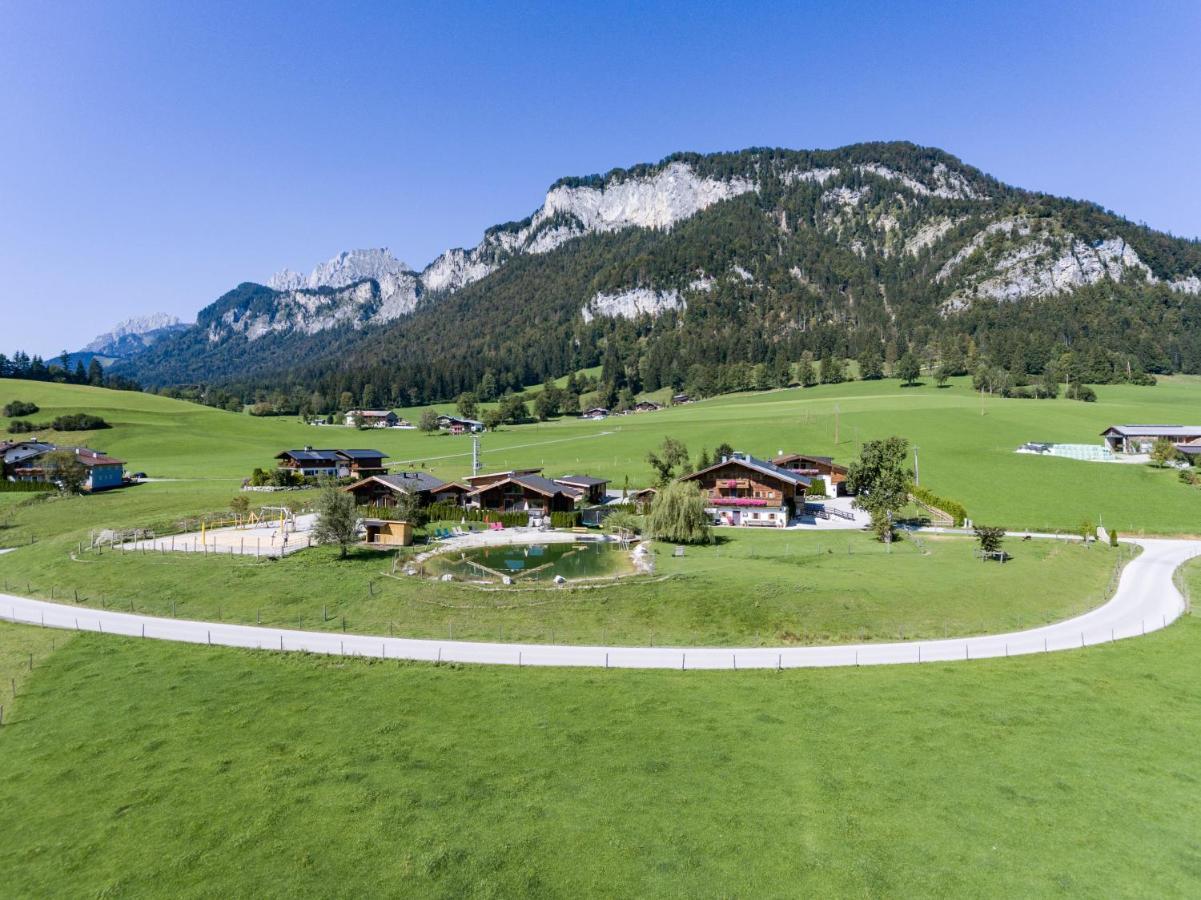Narzenhof Wellness Chalets, Familien & Luxus Apartments Am Bauernhof Sankt Johann in Tirol Eksteriør bilde