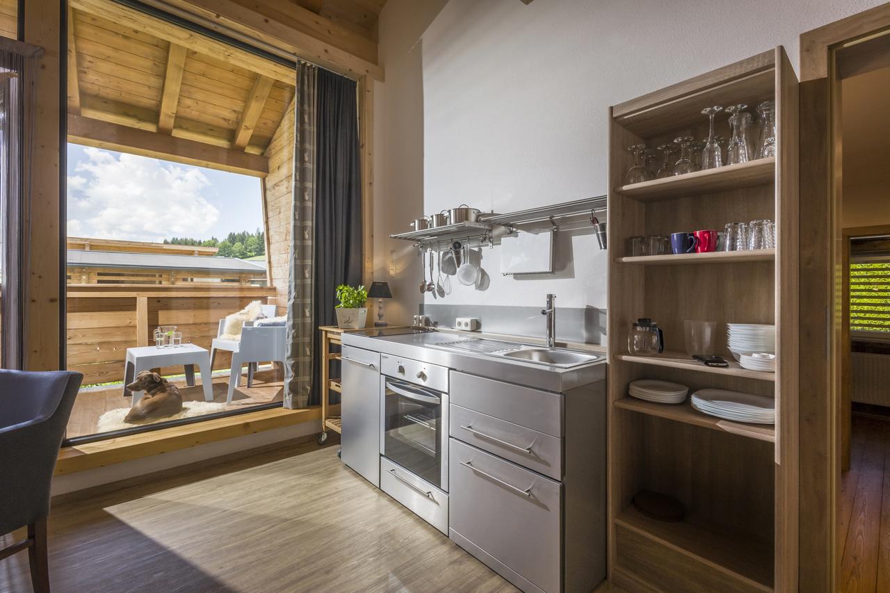 Narzenhof Wellness Chalets, Familien & Luxus Apartments Am Bauernhof Sankt Johann in Tirol Eksteriør bilde