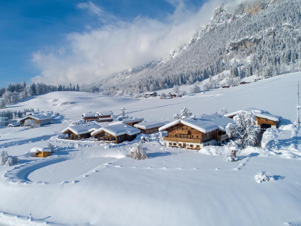 Narzenhof Wellness Chalets, Familien & Luxus Apartments Am Bauernhof Sankt Johann in Tirol Eksteriør bilde