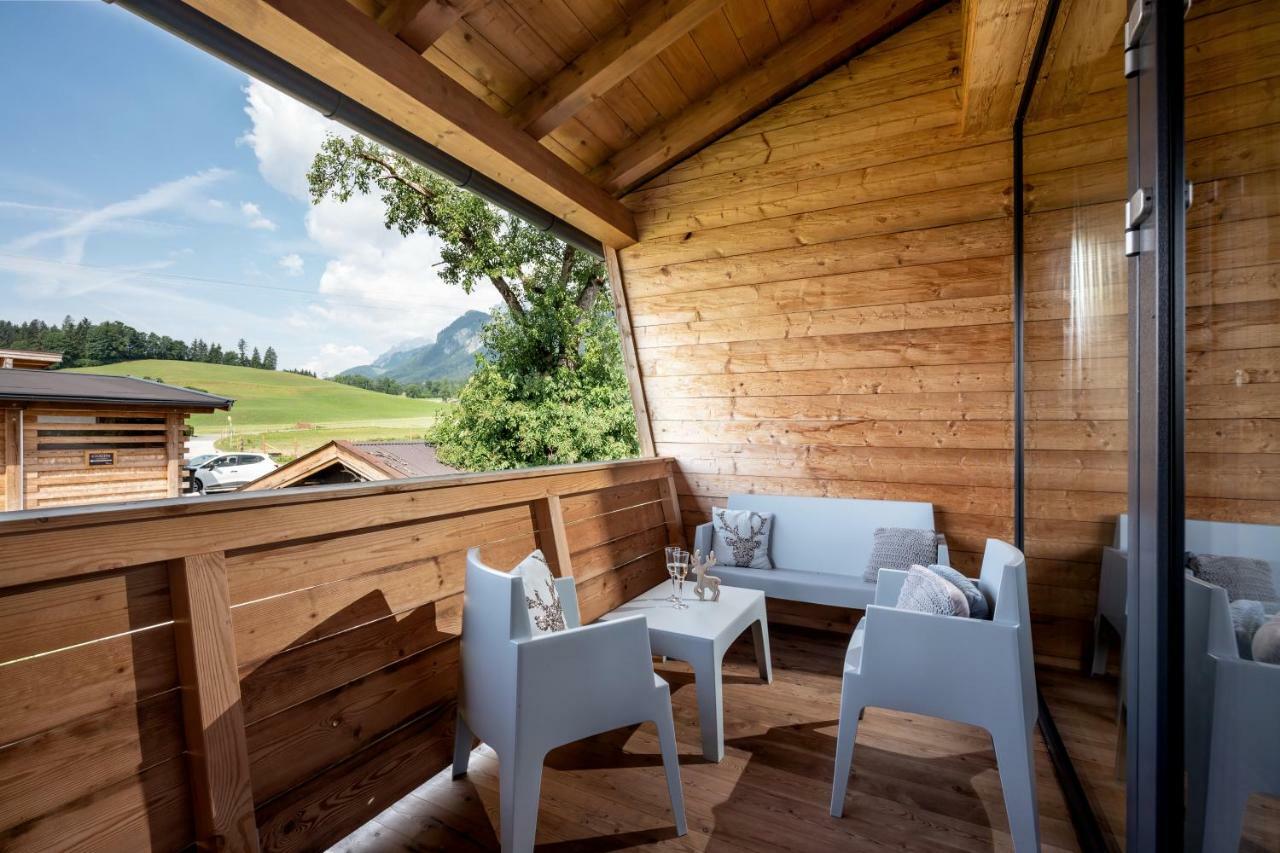 Narzenhof Wellness Chalets, Familien & Luxus Apartments Am Bauernhof Sankt Johann in Tirol Eksteriør bilde