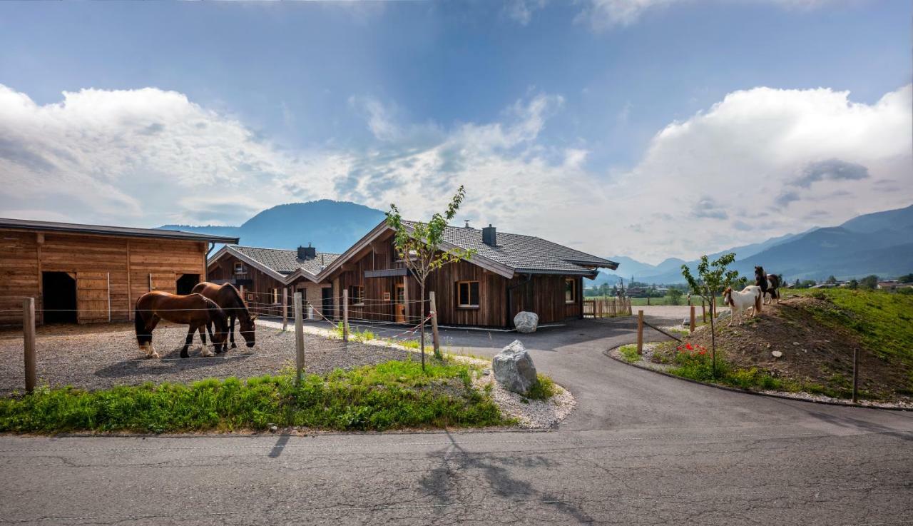 Narzenhof Wellness Chalets, Familien & Luxus Apartments Am Bauernhof Sankt Johann in Tirol Eksteriør bilde